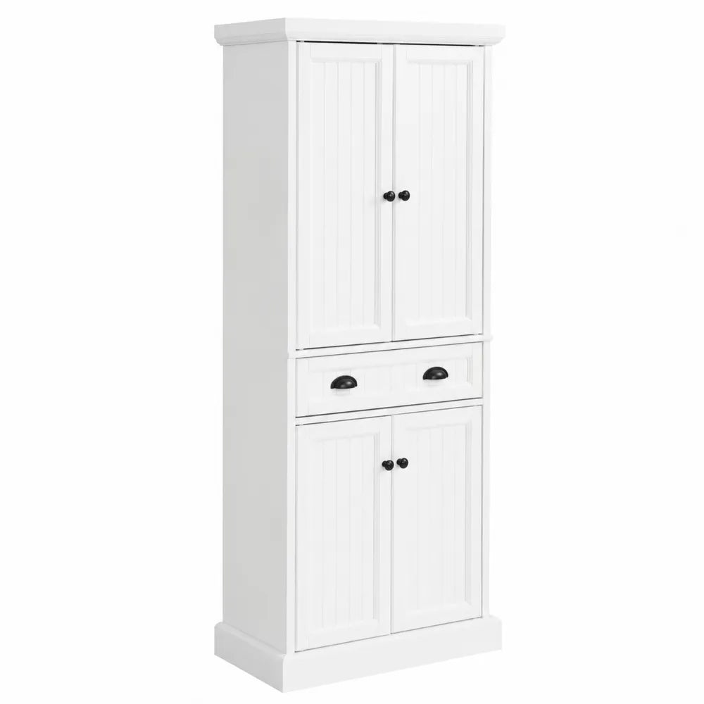 Buffet de cuisine en bois avec 4 portes et 1 tiroir